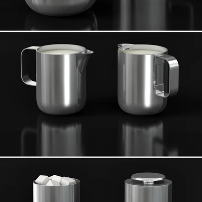 Au Lait Stainless Steel French Press — Ver 3