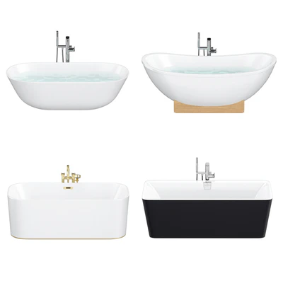Villeroy & Boch set 57 freestanding bathtub set (Finion, Theano, Squaro Edge 12, My Nature) — Ver 3