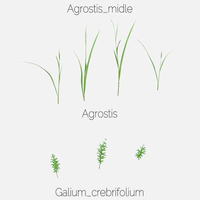 Set for the creation of field grass and lawns — Descargar