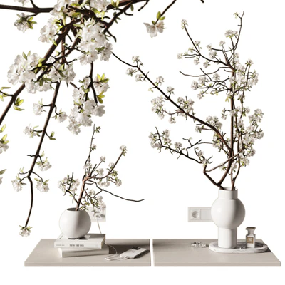 Decorative set on bedside table 2 — descargar