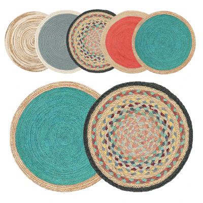 Round jute rug 2 — Вид 1