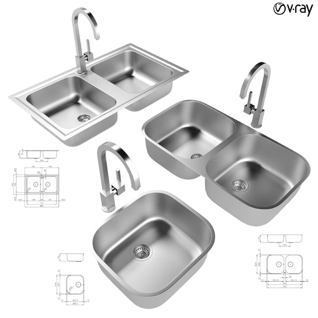Collection of kitchen sinks 09 — Descargar