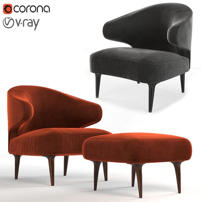 Armchair Minotti Aston — Вид 1