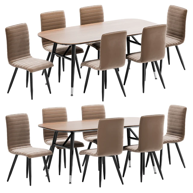 Mako dining chair and Catania table — Descargar
