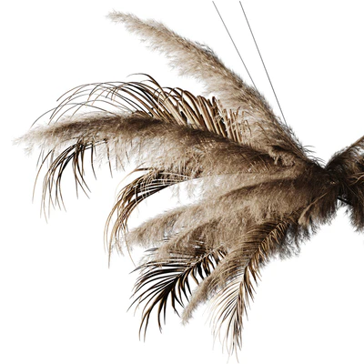Pampas grass chandelier 02 — Ver 5