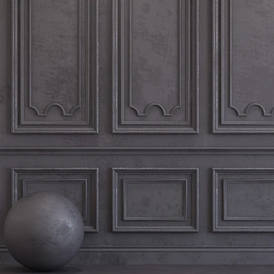 Декоративная штукатурка с молдингом 35 — Вид 2