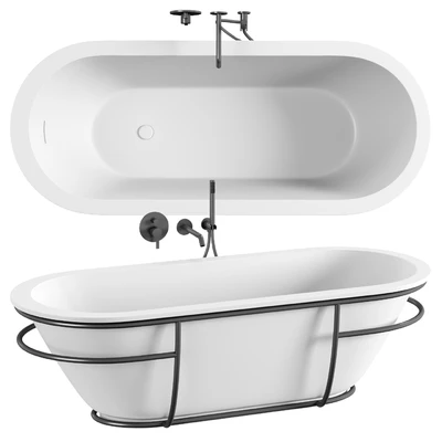 Luxe Freestanding Stone Bath 1800 Mm — Вид 1