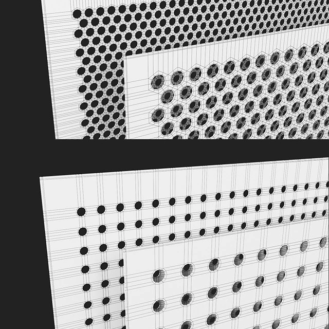 Perforated screens (Rv, Rg) and profiles — Descargar