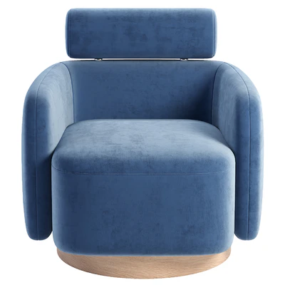 Luna Swivel Accent Chair With Adjustable Backrest — Вид 6