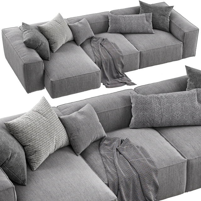 Bolia - Cosima (3-seat chaise longue sofa) — Скачать