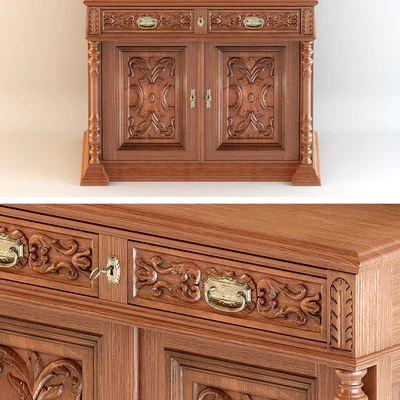 Antique credenza — Ver 3