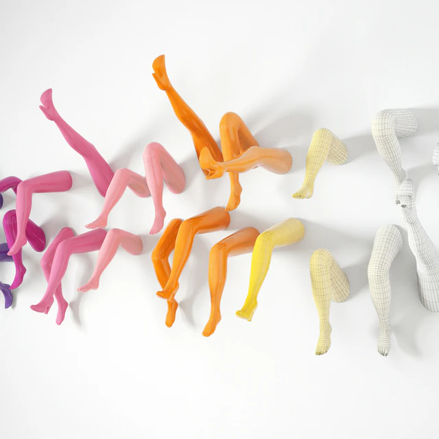 Wall statuette Legs — Descargar