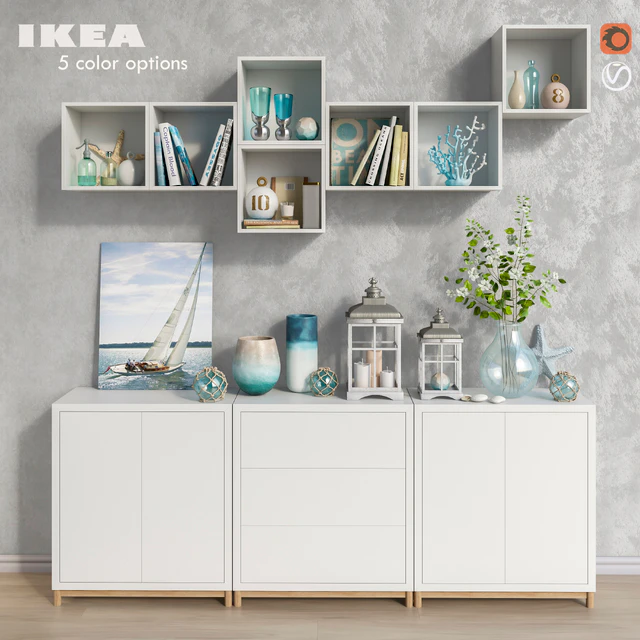 Модульная мебель IKEA, аксессуары и декор set 8 — Скачать