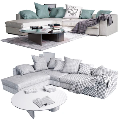 Sofa leonard minotti — Ver 2