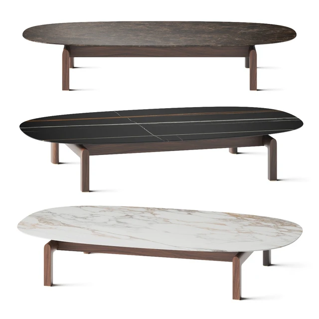 Porada Quay Ovale Coffee Tables — Скачать
