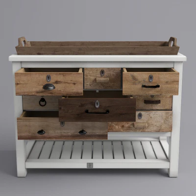 Chest Hampton Island Coffee Table — Ver 3
