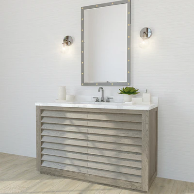 Restoration Hardware Grand Shutter vanity sink (1x) — Ver 3