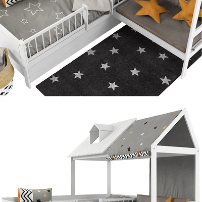 Кровать LifeTime BEACHHOUSE HUTBED WITH COUCH — Вид 3