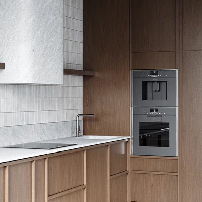 Modern kitchen with ceramic tiles — Ver 5