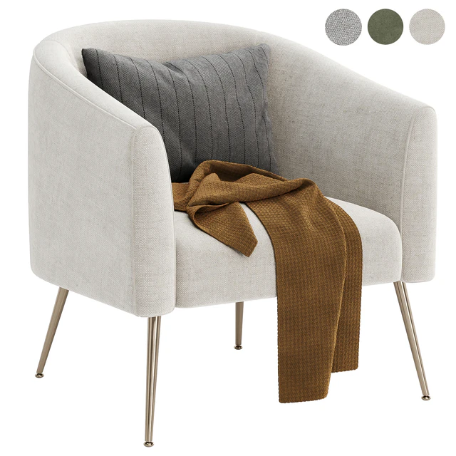 Chynia Upholstered Barrel Chair — Скачать