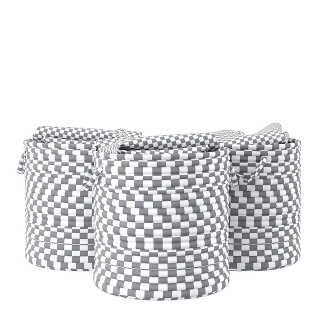 RH/ BRAIDED WOOL HAMPER — Скачать