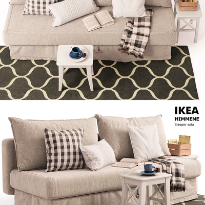Sofa-bed HIMMANE Ikea / Sleeper sofa HIMMENE Ikea — Ver 3