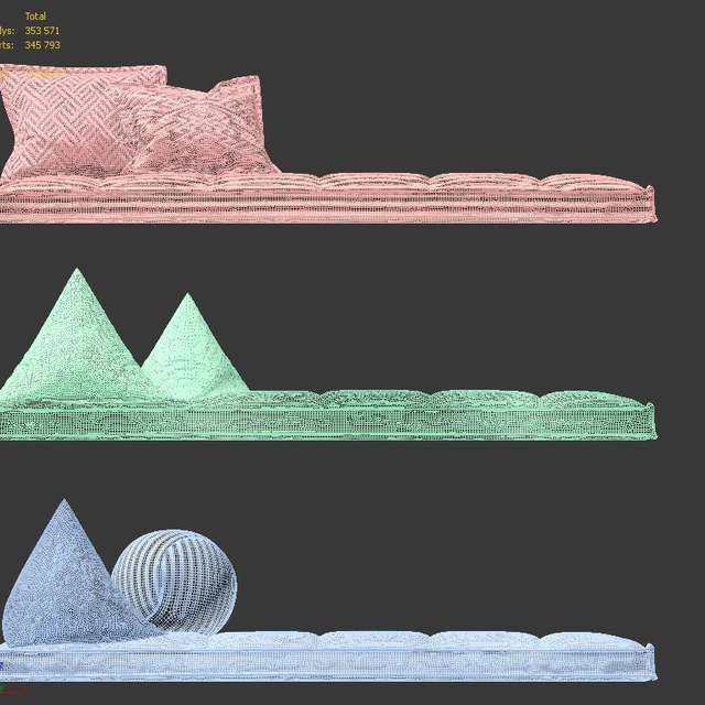 Set of matresses 2 Black and White — Descargar