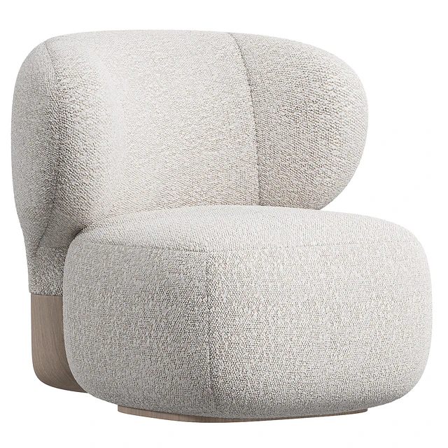Asawa Lounge Chair by Secolo — Скачать