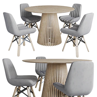 Обеденный стол Irune La Forma и стул Casimiro TM Sheffilton — Вид 1