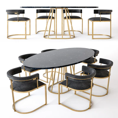 Стул Fitzgerald и стол Aile Rooma Design & Furniture — Вид 1