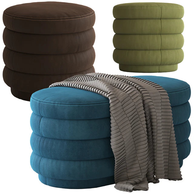 Globewest Ribbed Ottoman — Descargar