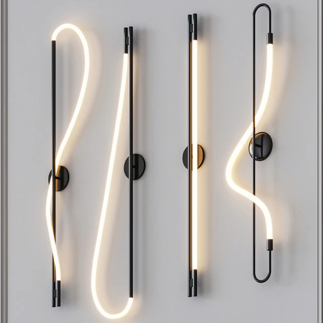 Luke Lamp Co - Wall Sconce Black Set — Descargar