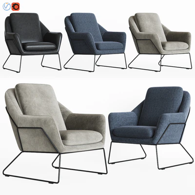 Loft Design. Armchair Model 2549, 3855 — Ver 1