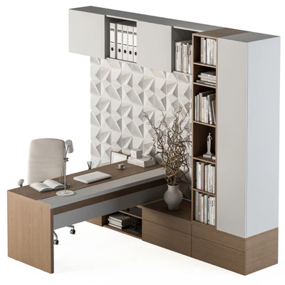 Office Furniture T Type Desk - Manager Set 29 — Вид 1