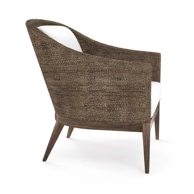 Restoration Hardware MARISOL SEAGRASS SLOPE ARM CHAIR — Ver 3