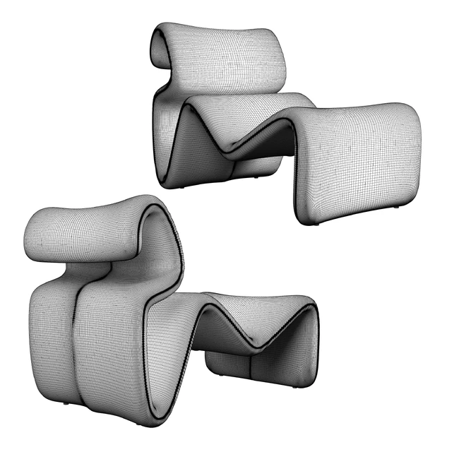 Etcetera Lounge Chair designed by Jan Ekselius — Скачать