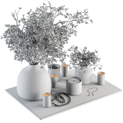 Decorative Set with Bouquet - Set 59 — Вид 5