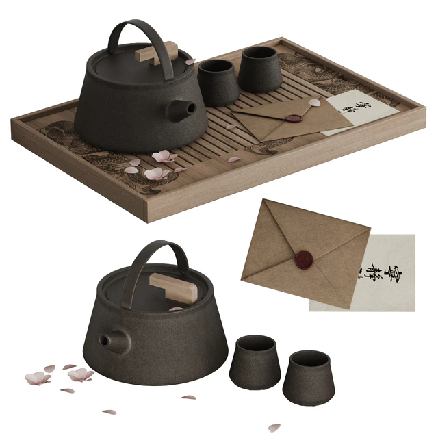Decorative tea set | Tea set 01 — Descargar