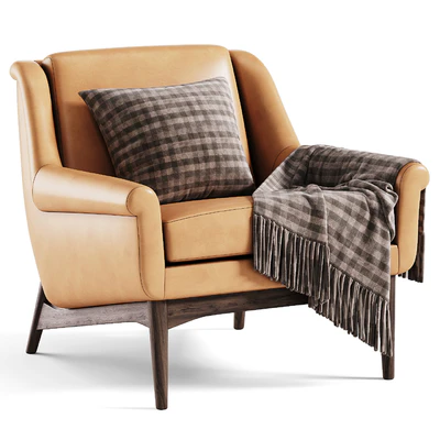 Lulu White Small Armchair — Ver 4