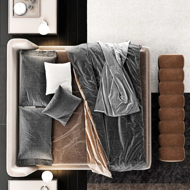 Minotti Creed Bed — Скачать