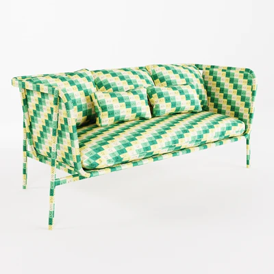Cane Collection Rattan One Seat Sofa — Ver 4