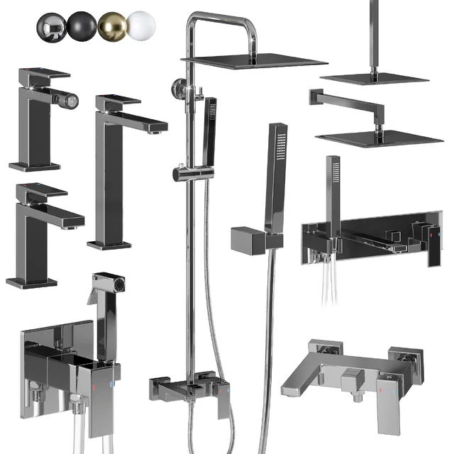 Faucets and showers Boheme Qubic set — Descargar