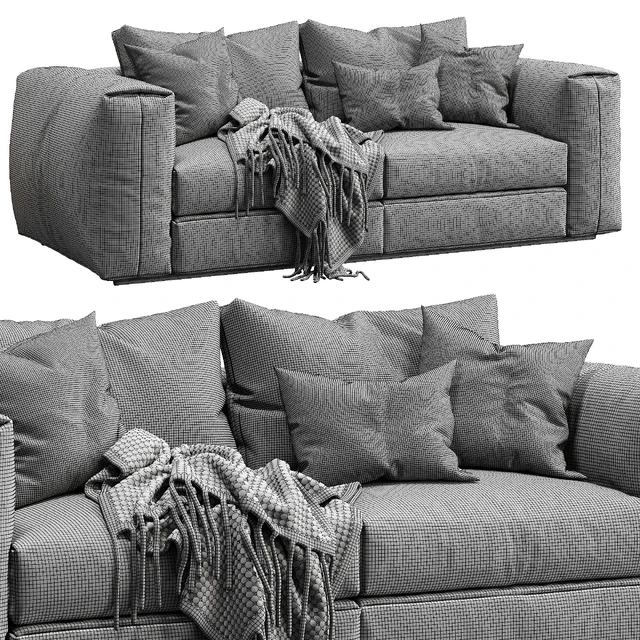 Flexform Sofa Asolo (2 color version) — Descargar
