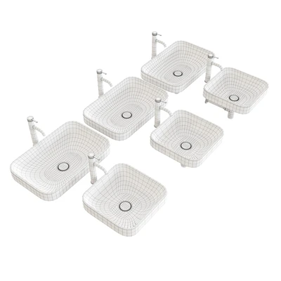 Duravit HAPPY D.2 PLUS Rectangular Washbasin Set2 — Вид 3