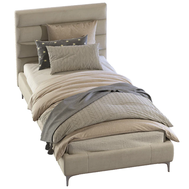 Кровать Pfeiffer Upholstered Bed — Скачать