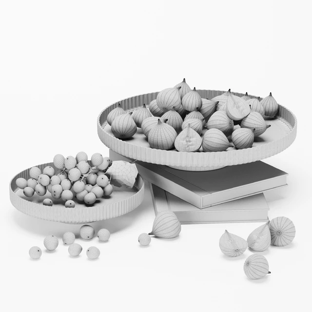 fruit set fige grape — Descargar