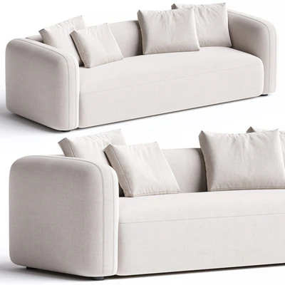 Nara Sofa, Gibson Wheat — View 4