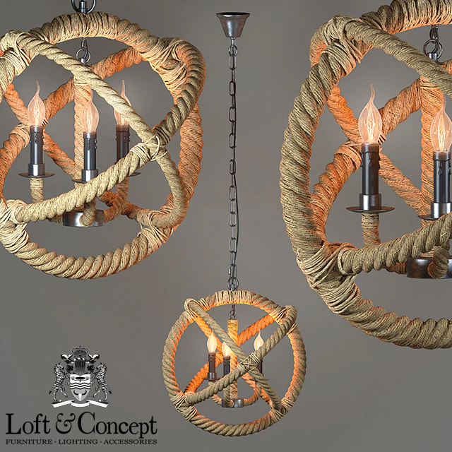 Chandelier Loft American Sphere — Descargar