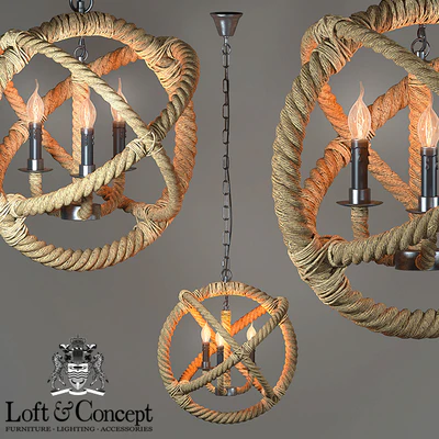 Chandelier Loft American Sphere — Ver 3