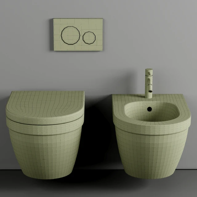 Wall hung toilet bowl VitrA S50 7740B003-0075 rimless — Descargar
